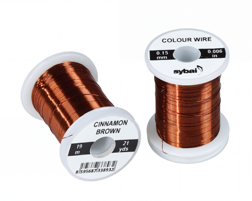 Colour Wire, 0.15 mm, Cinnamon Brown Colour Wire, 0.15 mm, Cinnamon Brown
